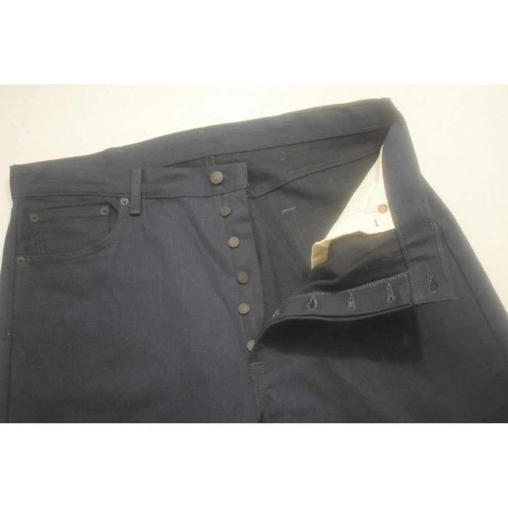 Levi's 501 XX Button Fly Denim Blue Jeans Straight Leg Mens Size 38 x 32‎